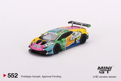MINI GT Lamborghini Huracán GT3 EVO #19 GEAR Racing 2020 IMSA Daytona 24 Hrs