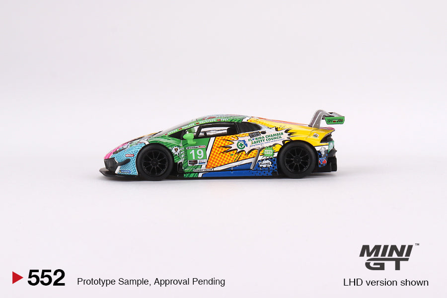 MINI GT Lamborghini Huracán GT3 EVO #19 GEAR Racing 2020 IMSA