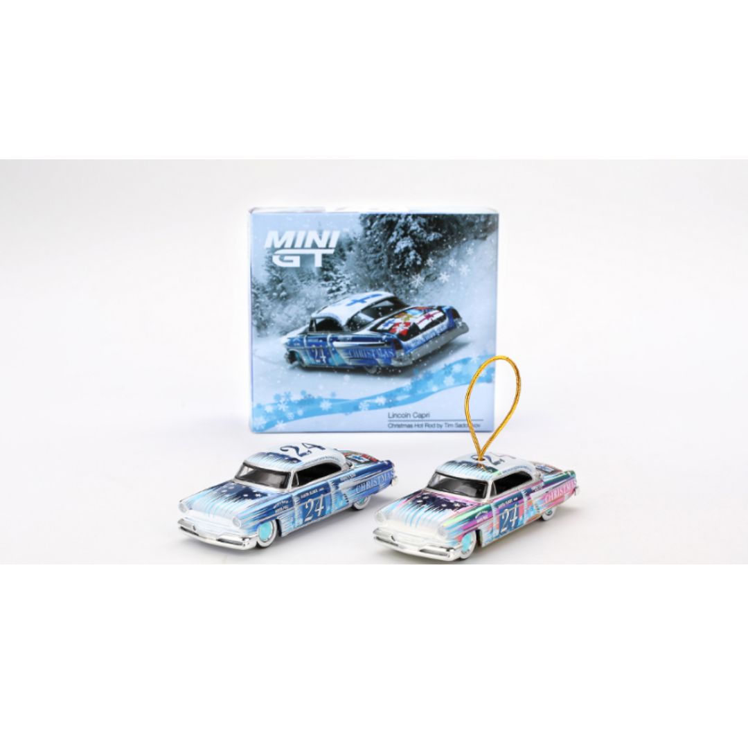 MINI GT #888 : Lincoln Capri Christmas Hot Rod by Tim Sadchikov 2024 Christmas Edition