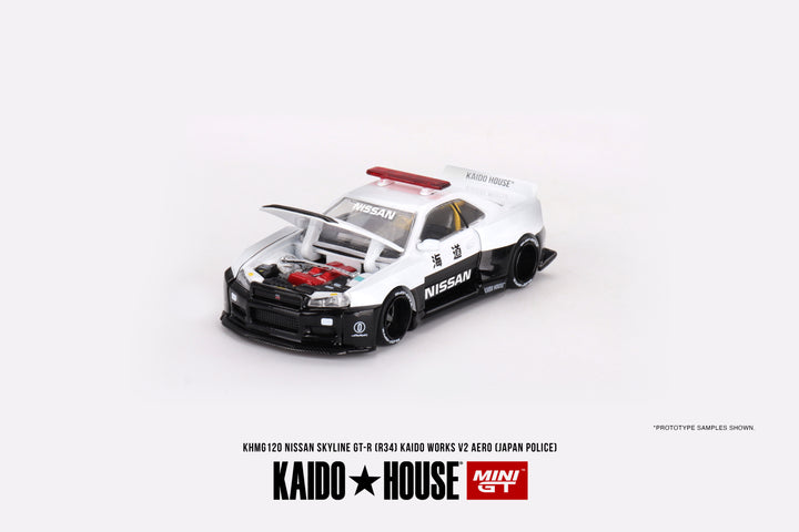 MINI GT: Nissan Skyline GT-R R34 Kaido Works (V2 Aero