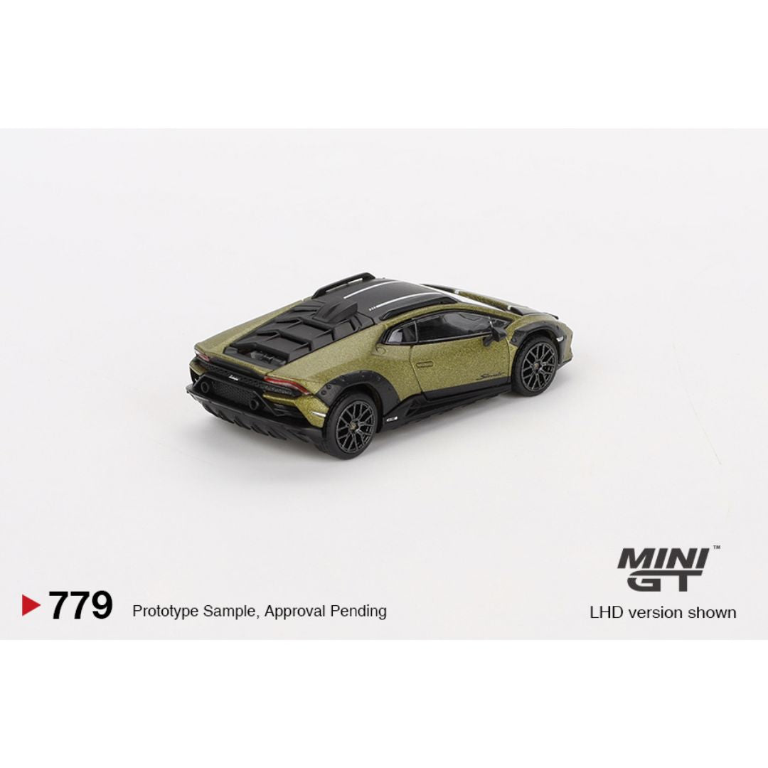 MINI GT #779: Lamborghini Huracán Sterrato Verde Gea Matt