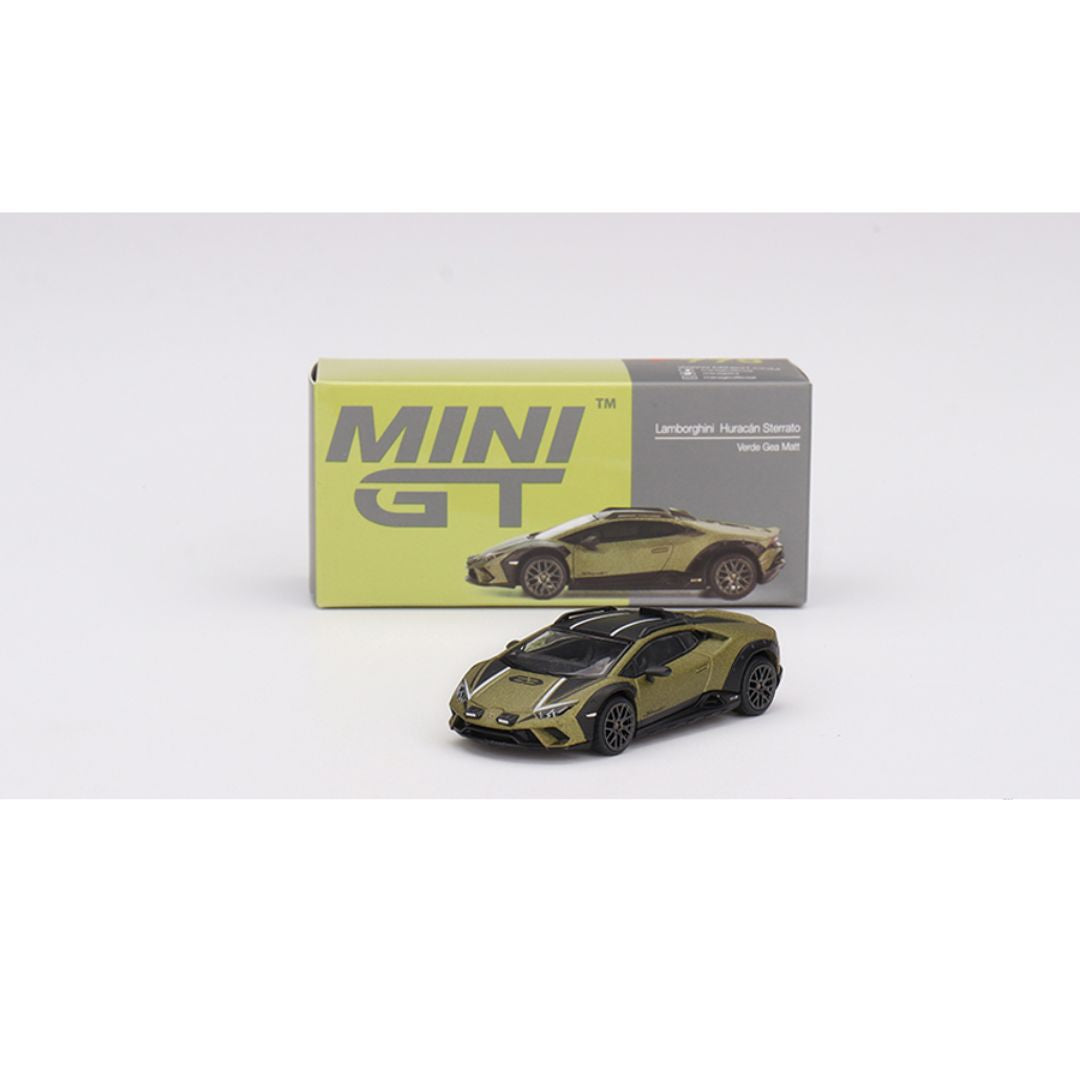 MINI GT #779: Lamborghini Huracán Sterrato Verde Gea Matt