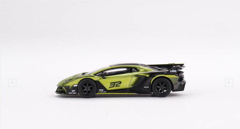 MINI GT: Lamborghini LB-Silhouette WORKS Aventador GT EVO Lime