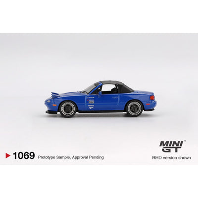 MINI GT #1069: Mazda Miata MX-5 (NA) Tuned Version Dark Blue