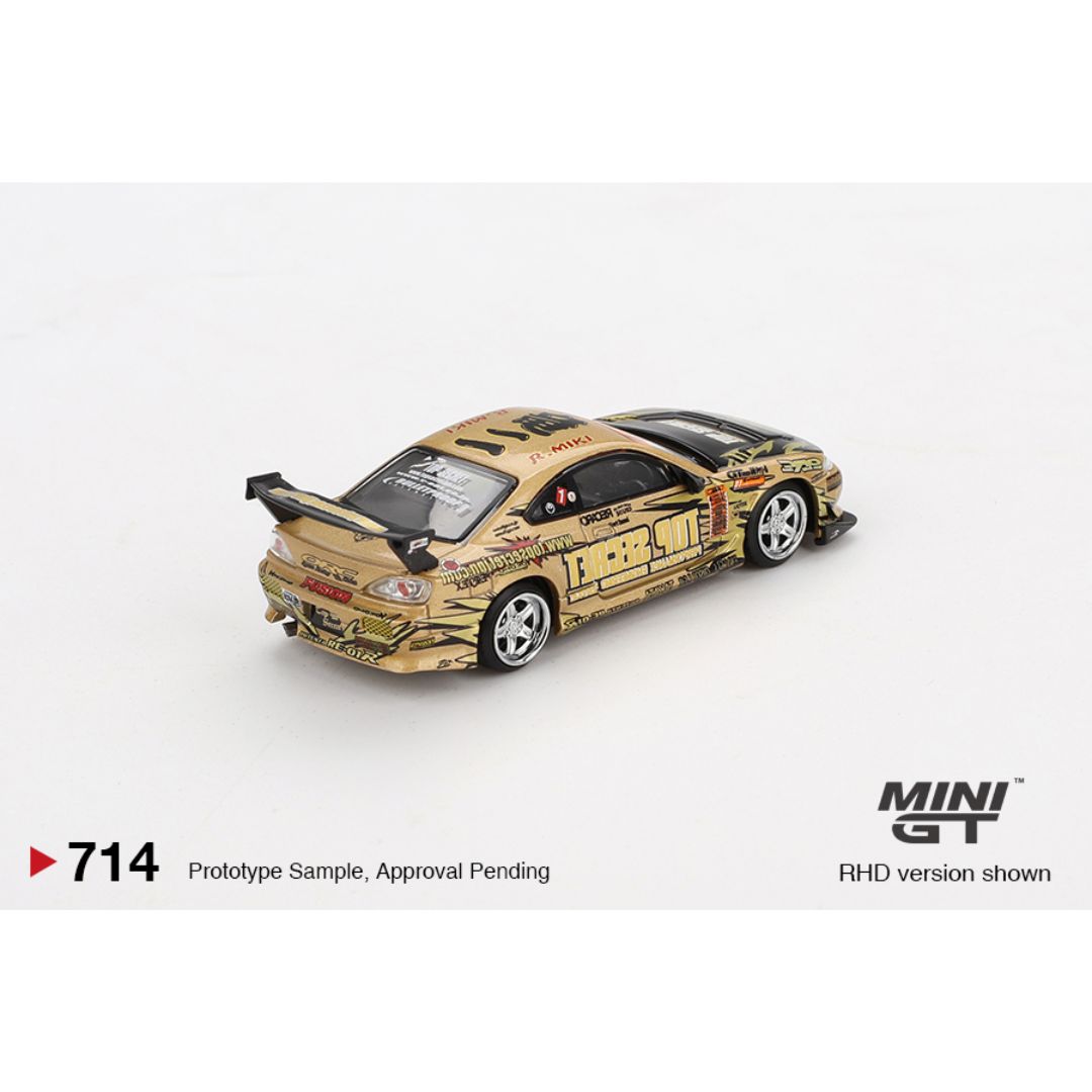 MINI GT #714BL: Nissan Silvia (S15) Top Secret D1GP