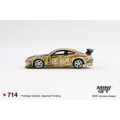 MINI GT #714BL: Nissan Silvia (S15) Top Secret D1GP