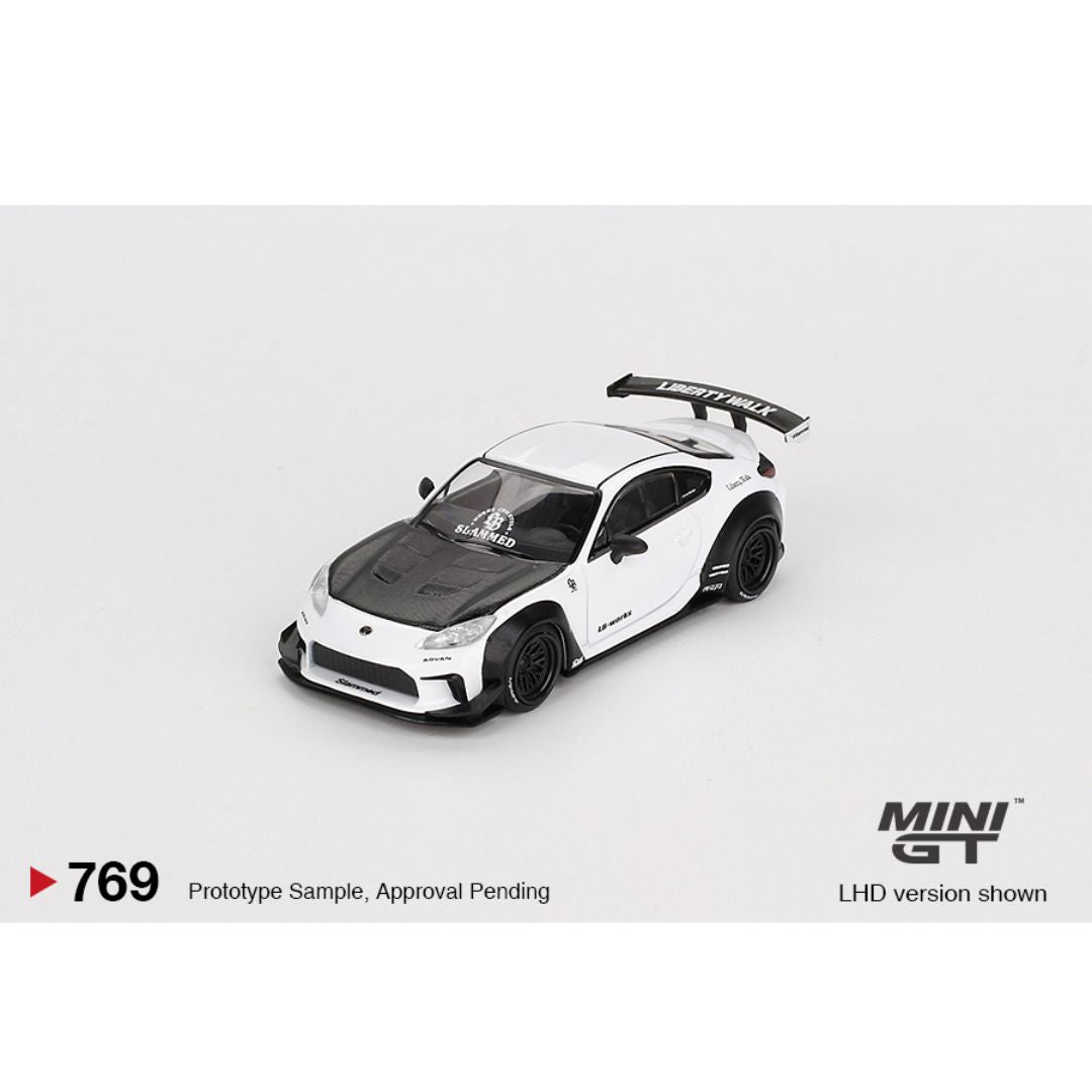 MINI GT #769: Toyota GR86 LB☆Nation White – Krazy Caterpillar