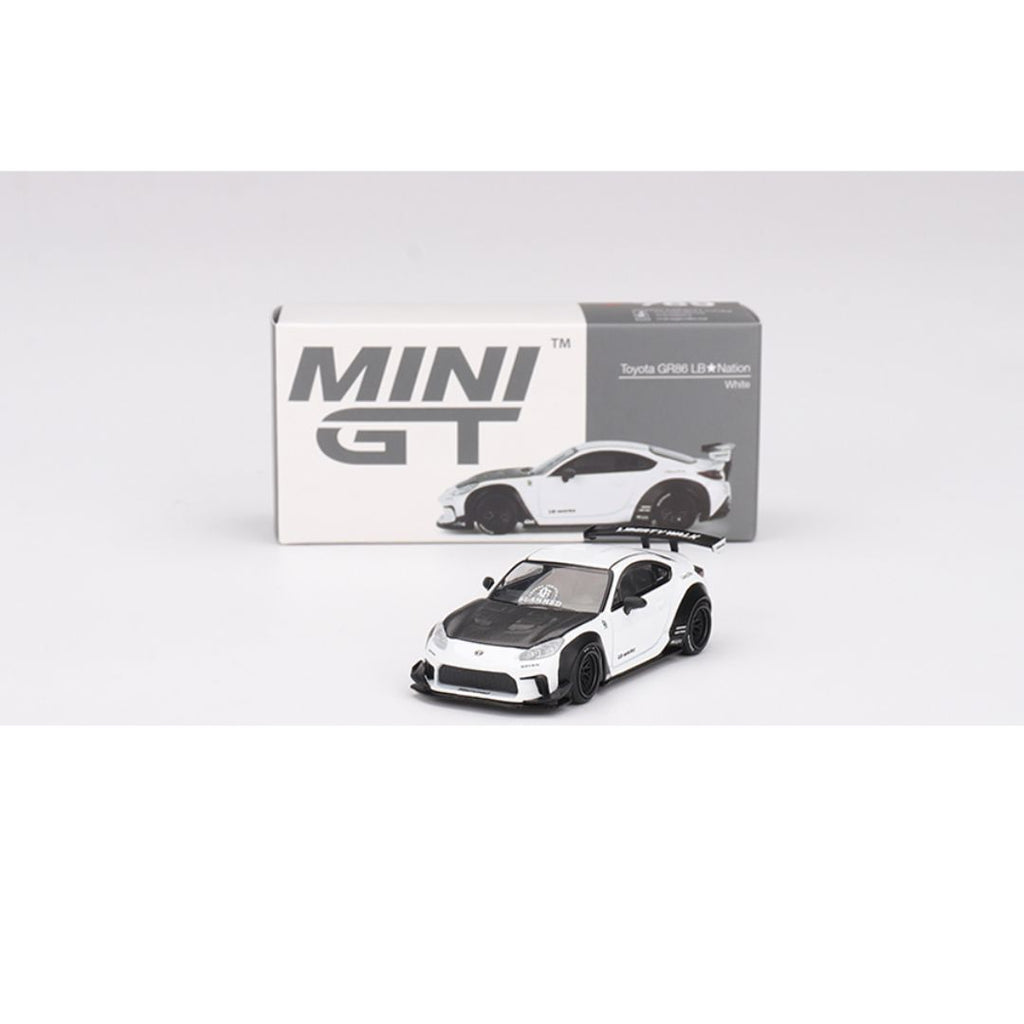 『轟』MINIGT　No.769　トヨタ　GR86・ポップレース　2点 Mini GT Toyota GR86 LB Nation White #769 1/64 CHASE | eBay