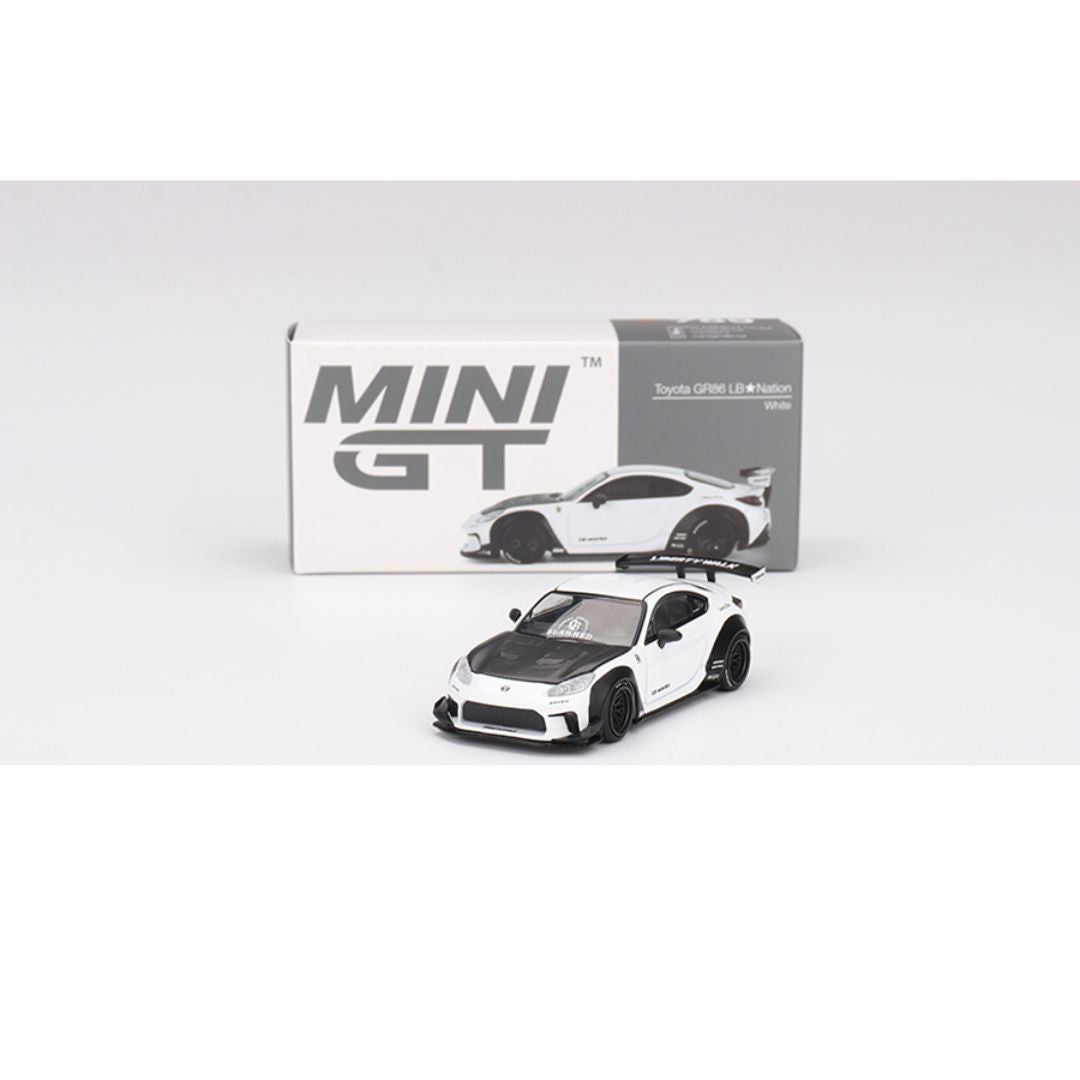 MINI GT #769: Toyota GR86 LB★Nation White