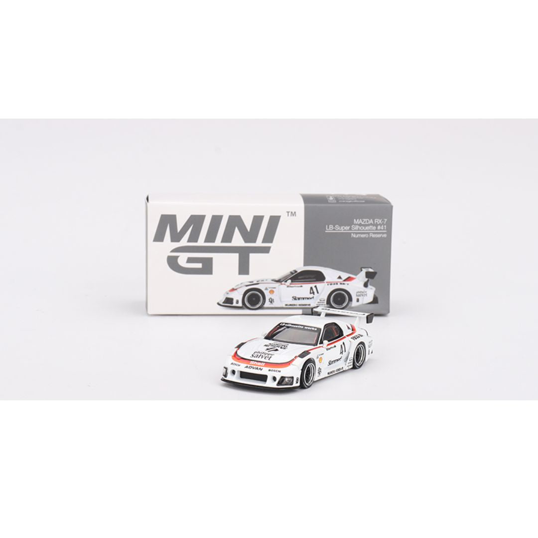 MINI GT #773: MAZDA RX-7 LB-Super Silhouette #41 Numero Reserve