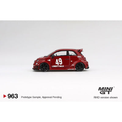 MINI GT #963: LB-WORKS x Abas Works ABARTH 595 Red