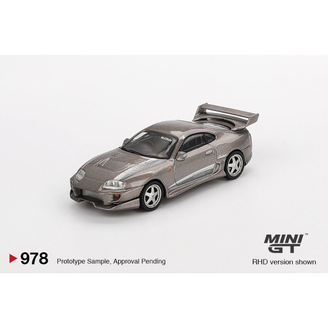 MINI GT #978: Toyota Supra VeilSide Combat V-II Combat Grey