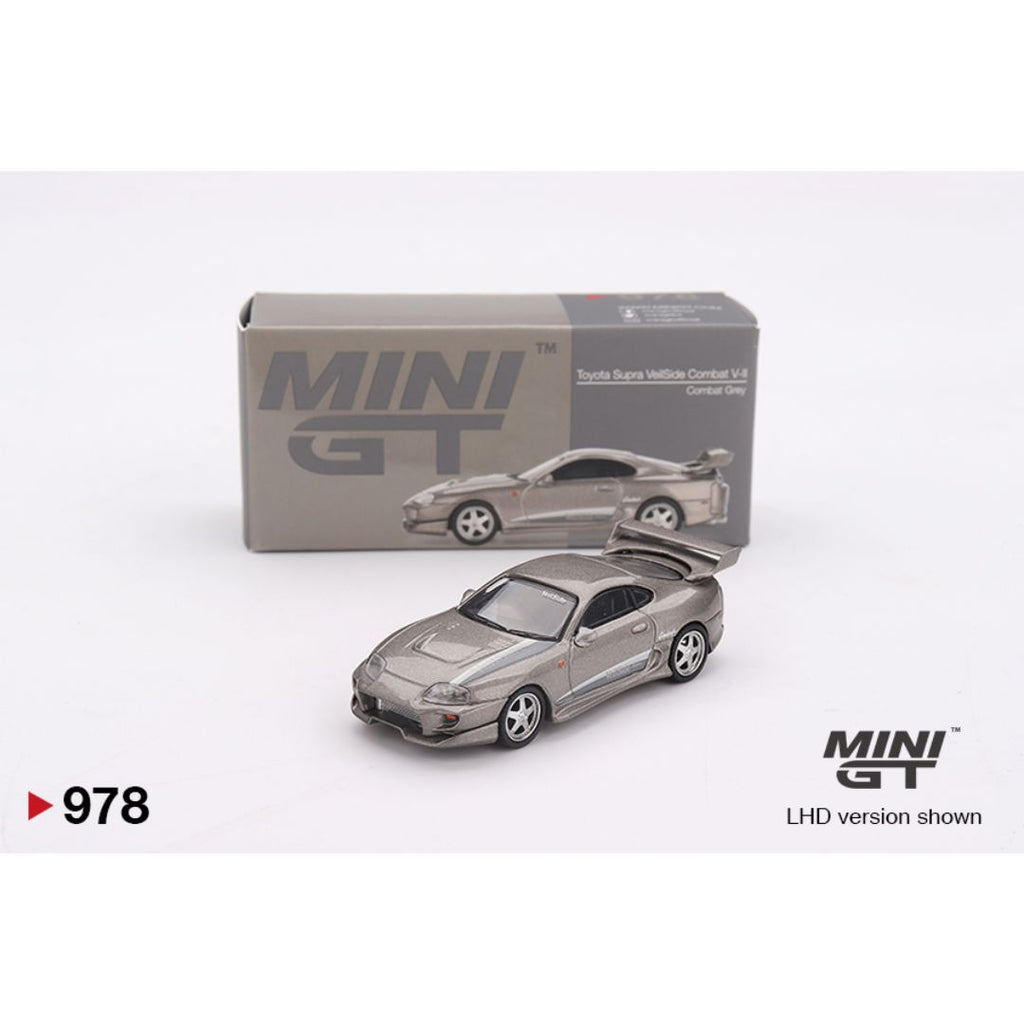 MINI GT #978: Toyota Supra VeilSide Combat V-II Combat Grey
