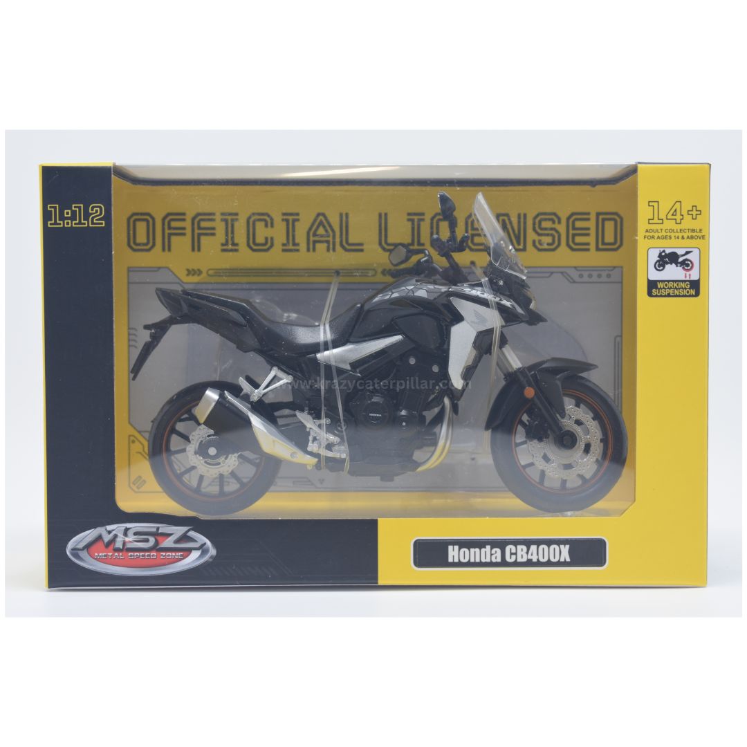 MSZ Honda CB400X Black 1:12