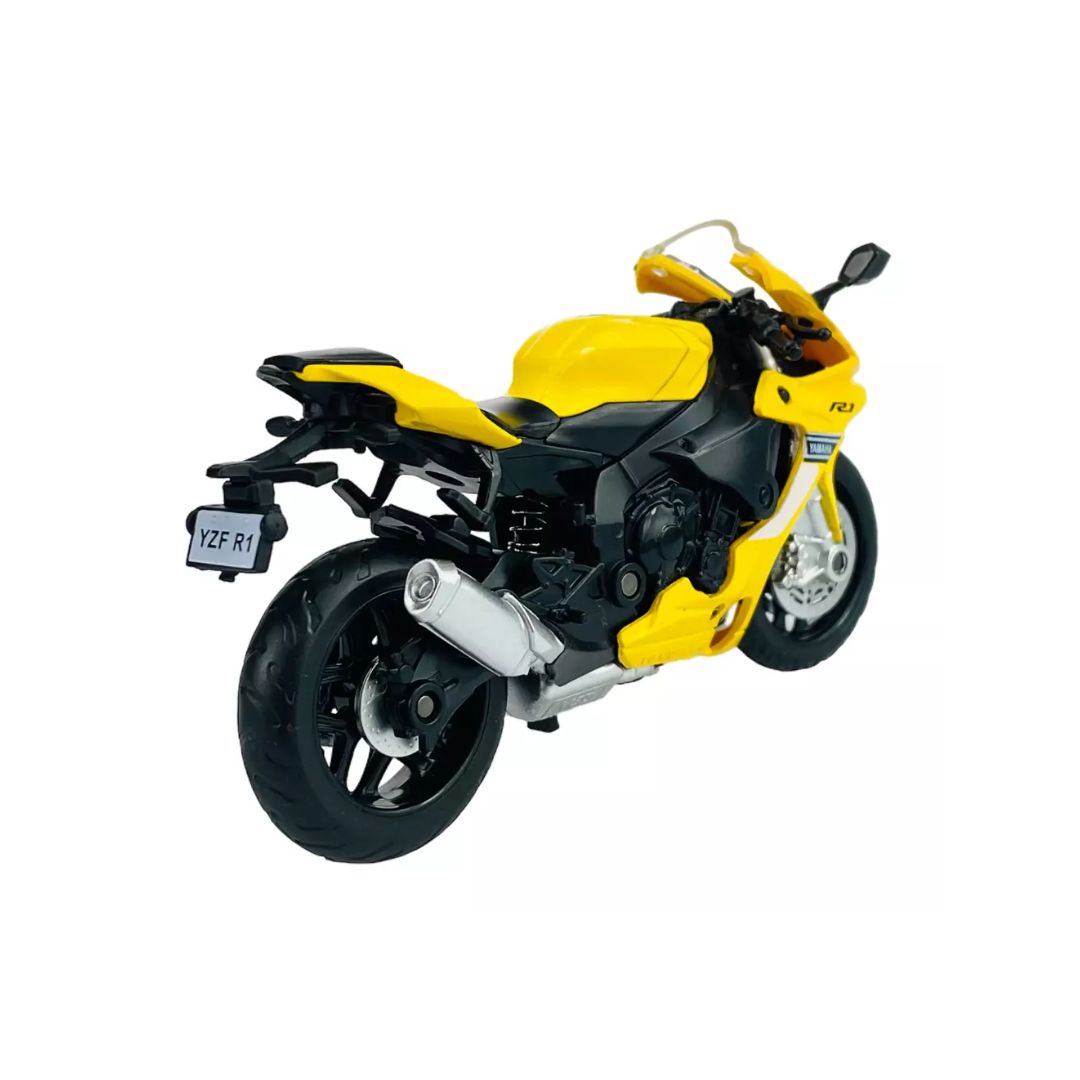 MSZ: Yamaha YZF-R1 YELLOW Die-Cast Scale Model (Scale 1:18)