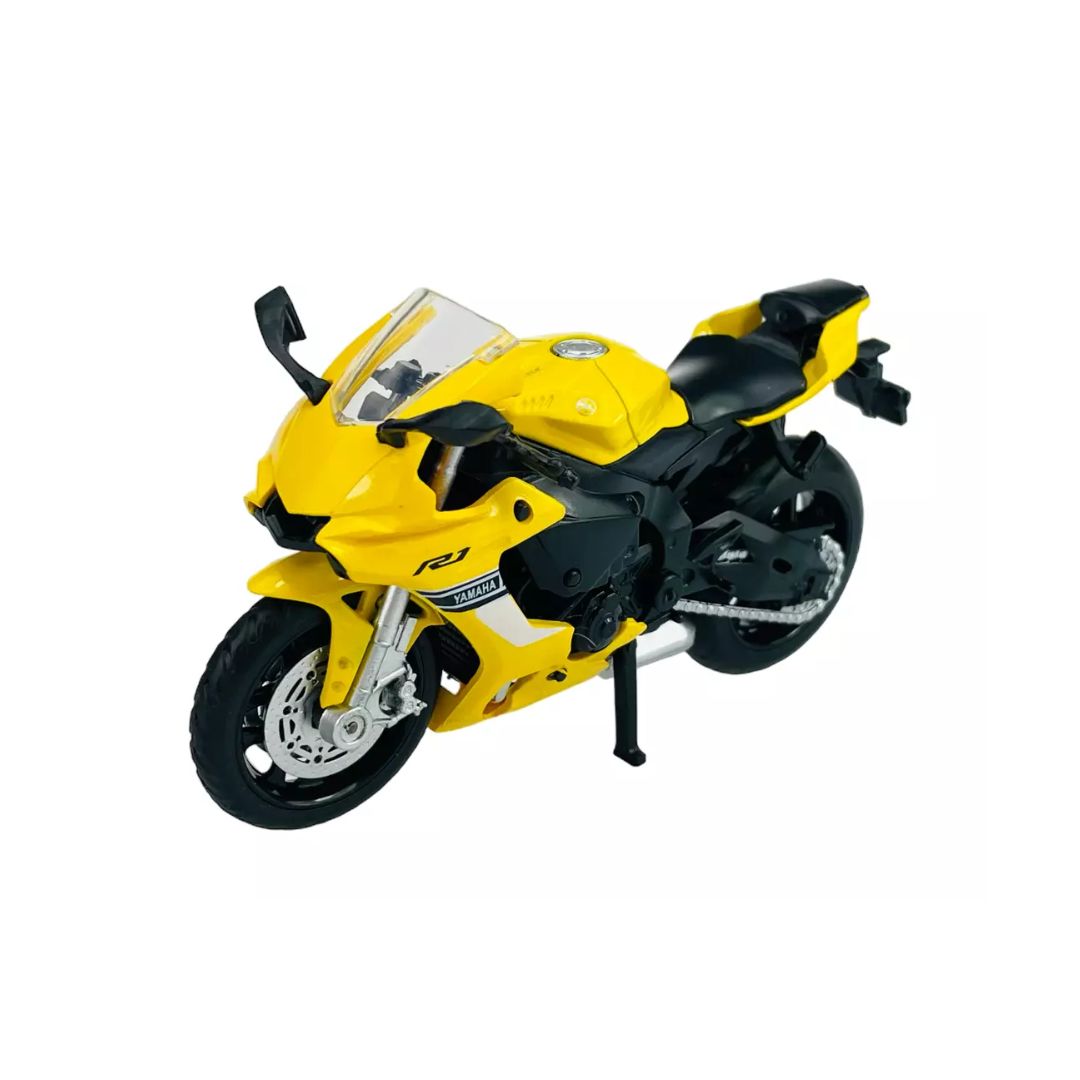 MSZ: Yamaha YZF-R1 YELLOW Die-Cast Scale Model (Scale 1:18)