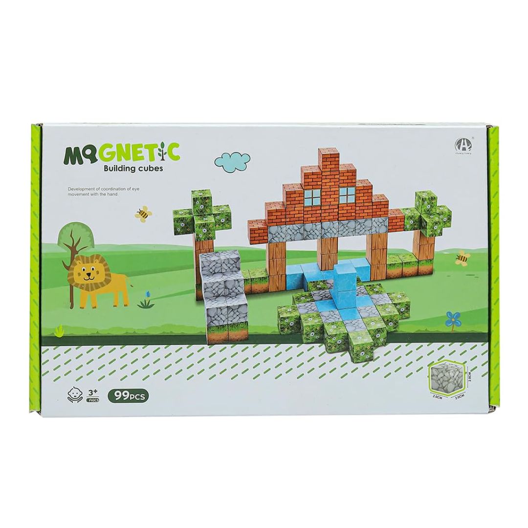 Magnetic Building Cubes - 99 Pcs Set – Krazy Caterpillar