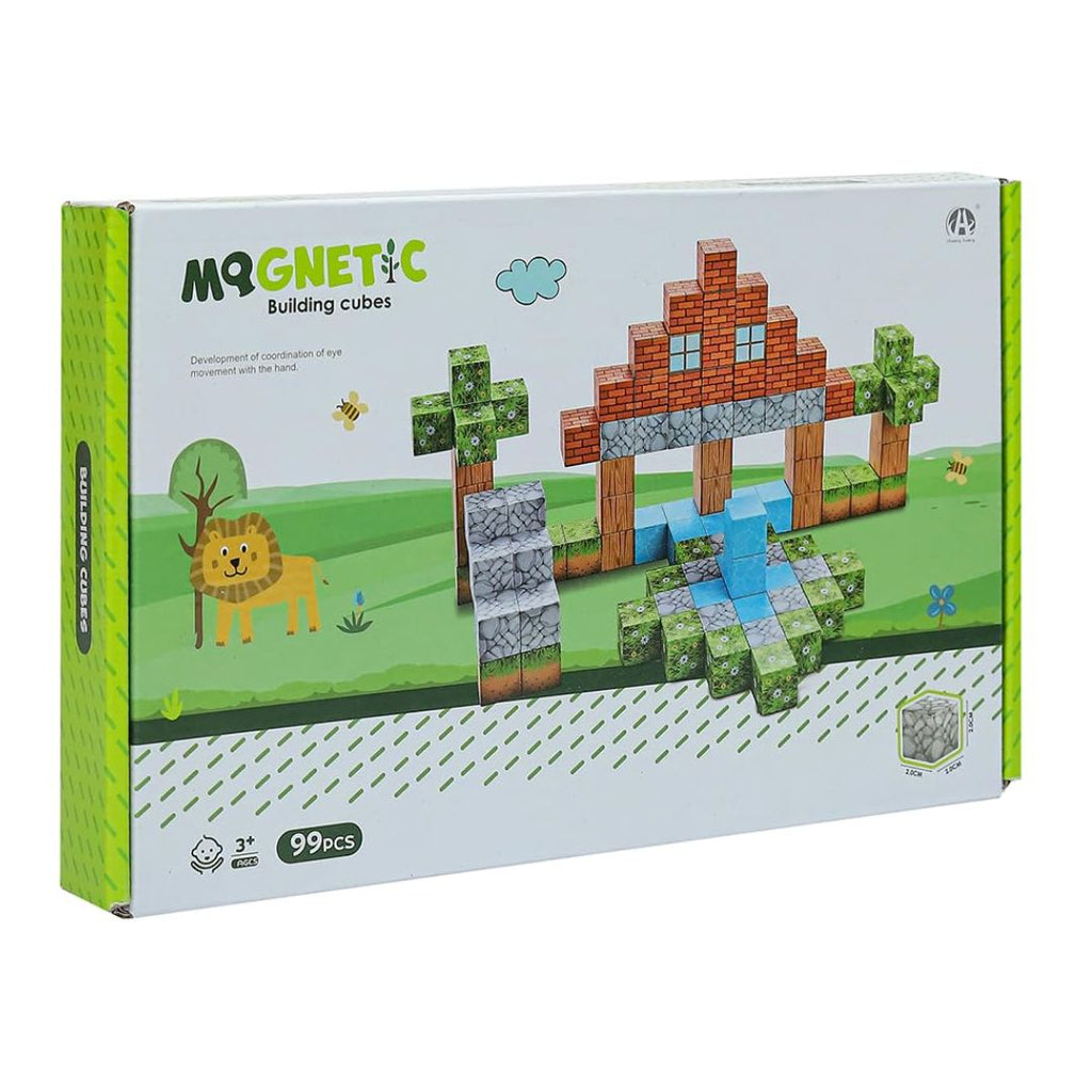 Magnetic Building Cubes - 99 Pcs Set