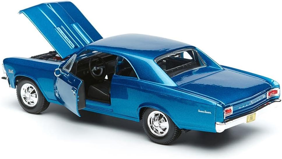 1966 Chevrolet Chevette "SS" 396 -Blue Die-Cast Scale Model(1:24) | Maisto