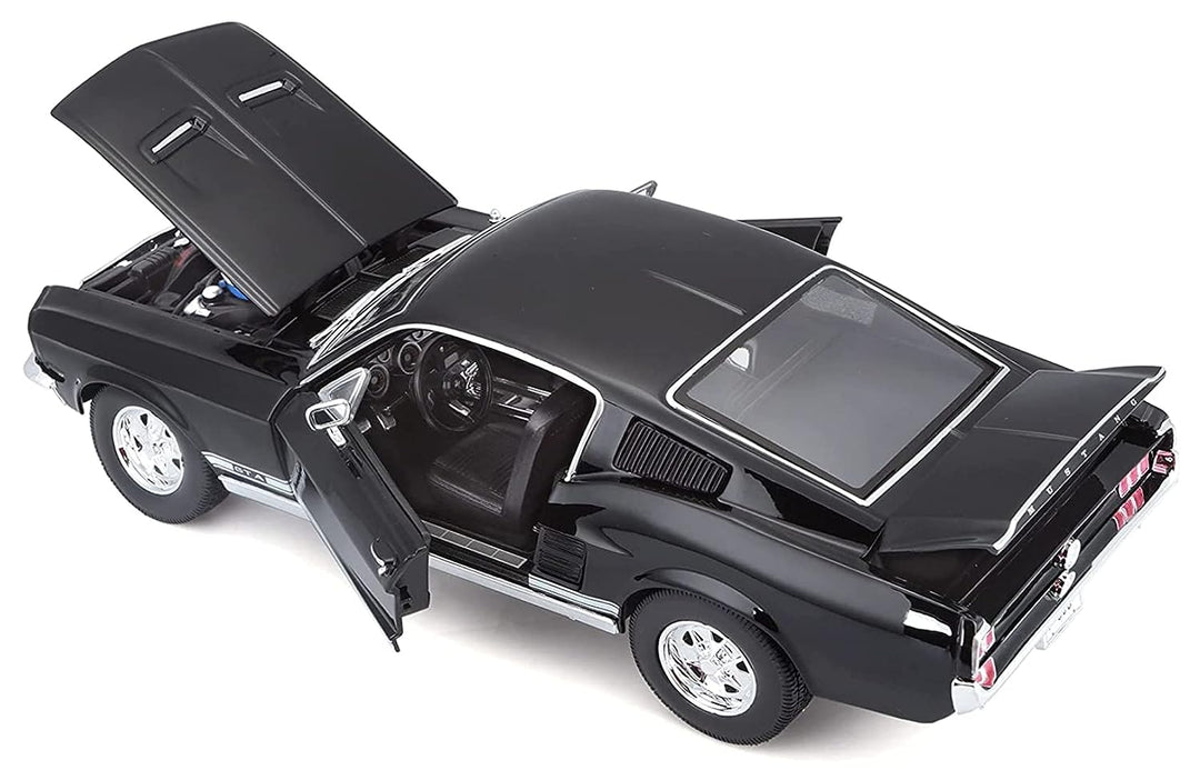 1967 Ford Mustang GTA Fastback - Black Die-Cast Scale Model (1:18