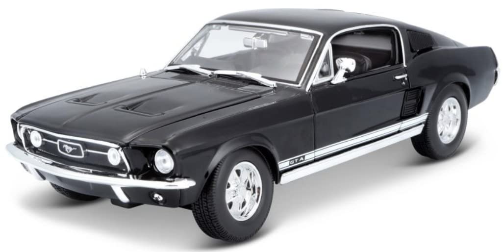 1967 Ford Mustang GTA Fastback - Black Die-Cast Scale Model (1:18) | M ...