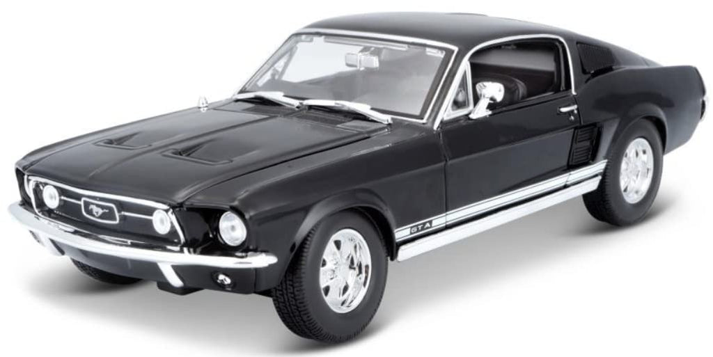 1967 Ford Mustang GTA Fastback - Black Die-Cast Scale Model (1:18) | Maisto
