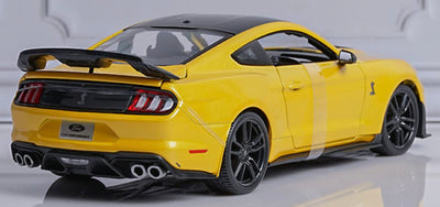Maisto 2020 Mustang Shelby GT500 Yellow - Diecast Scale Model 1/18