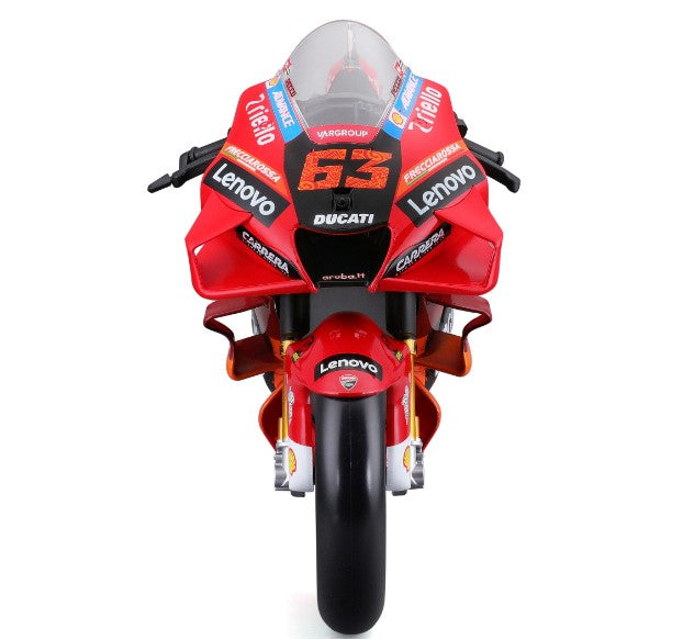 Maisto: 2022 Moto GP Ducati Desmosecidi Lenovo team #63 Francesco Bagnaia (1:6)