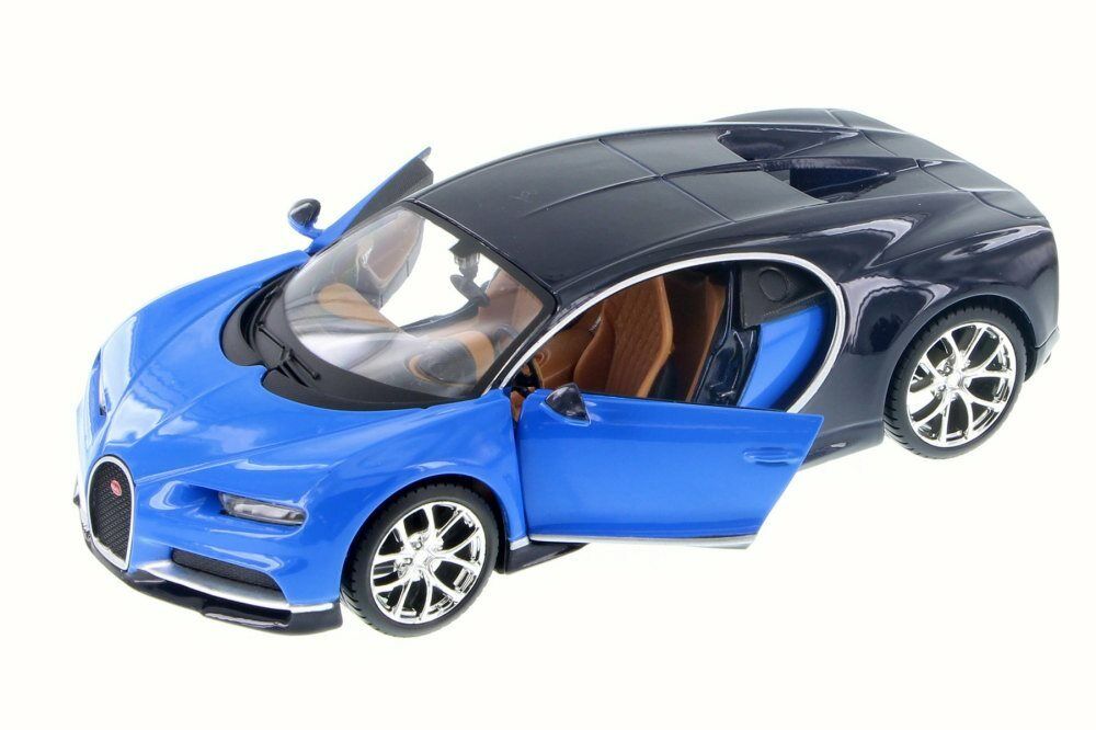 Maisto Bugatti Chiron Blue - (1:24) Die-Cast Scale Model