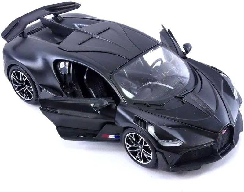 Maisto Bugatti Divo Matte Black - (1:24) Die-Cast Scale Model