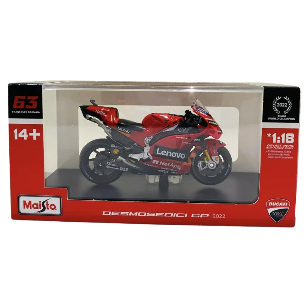 Maisto: Ducati Lenovo Team 2024 Desmosedici GP (Scale 1:18)