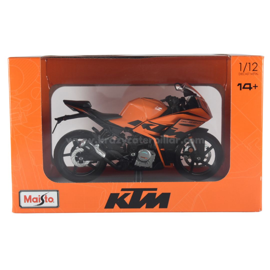 Ktm Rc 390 Toy Bike Maisto KTM RC 390 1:12 Die Cast Scale Model