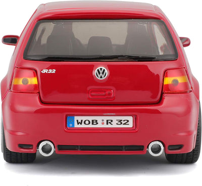 Maisto Volkswagen Golf R32 Red - (1:24) Die-Cast Scale Model