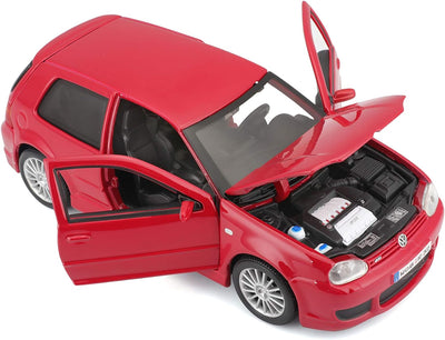 Maisto Volkswagen Golf R32 Red - (1:24) Die-Cast Scale Model