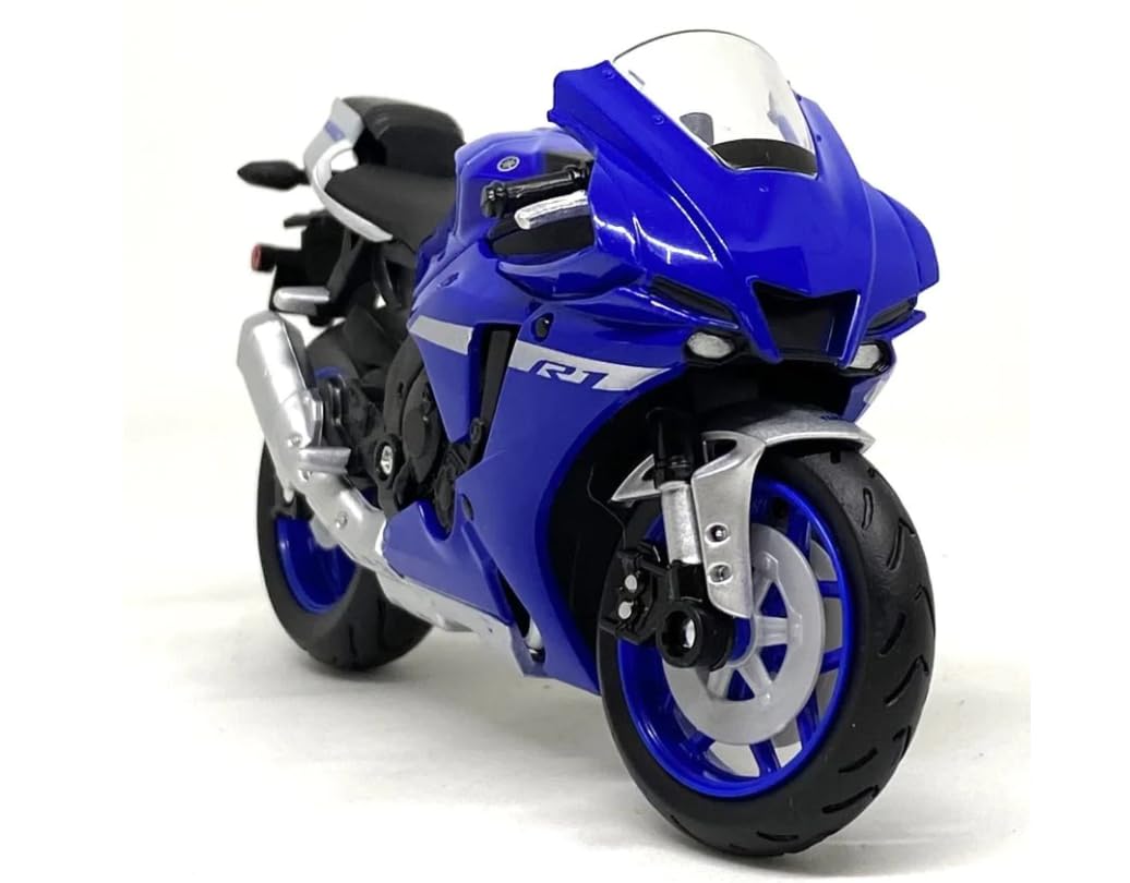 Maisto 2021 Yamaha YZF R1 1:18 Diecast Scale Model Bike