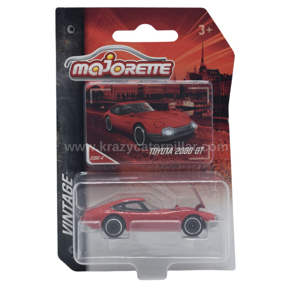 Majorette Toyota 2000 GT Red: Vintage Cars - 1:64