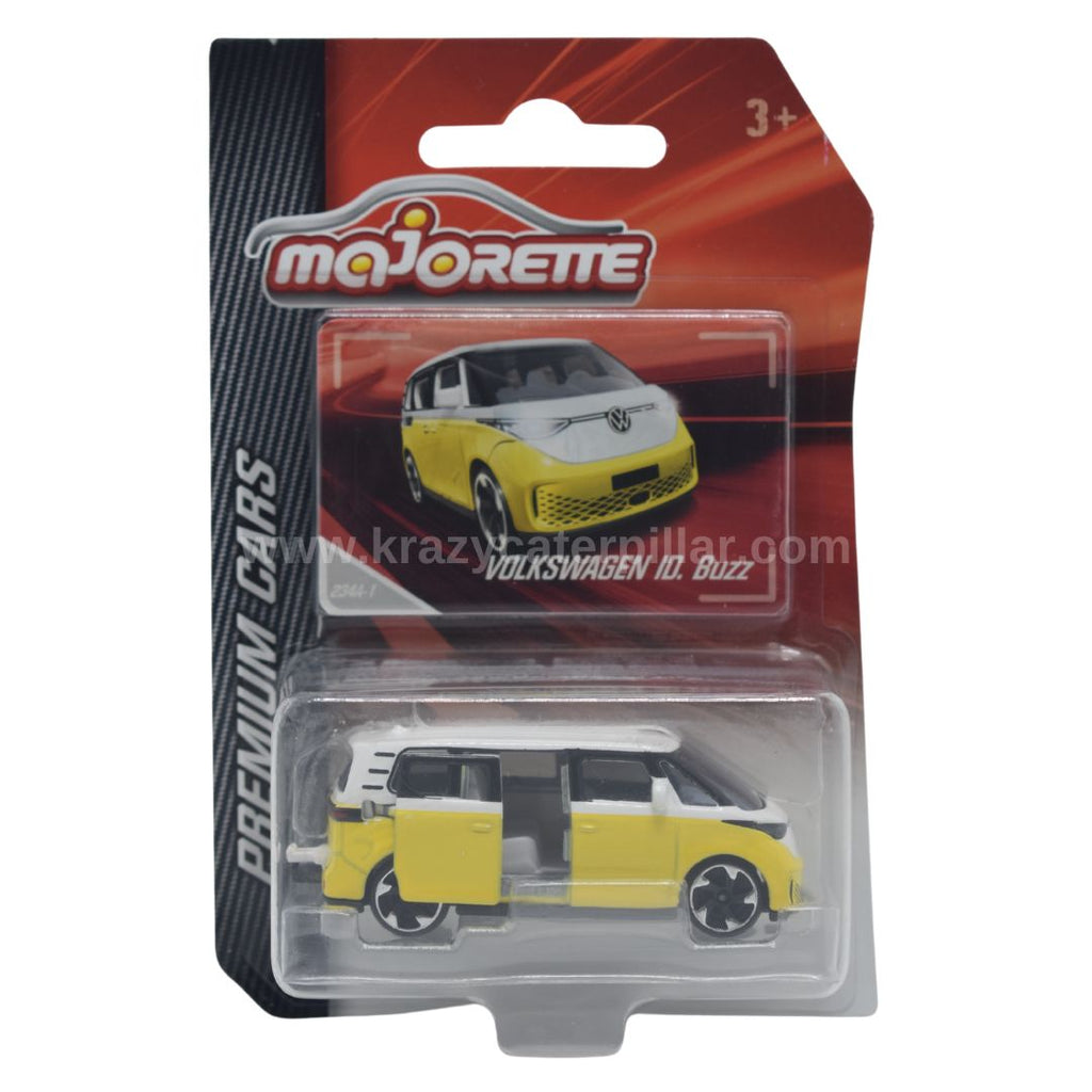 Majorette Volkswagen ID Buzz White Yellow: Premium Cars - 1:64