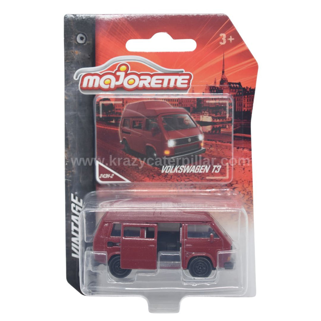 Majorette Volkswagen T3 Red: Vintage Cars - 1:64