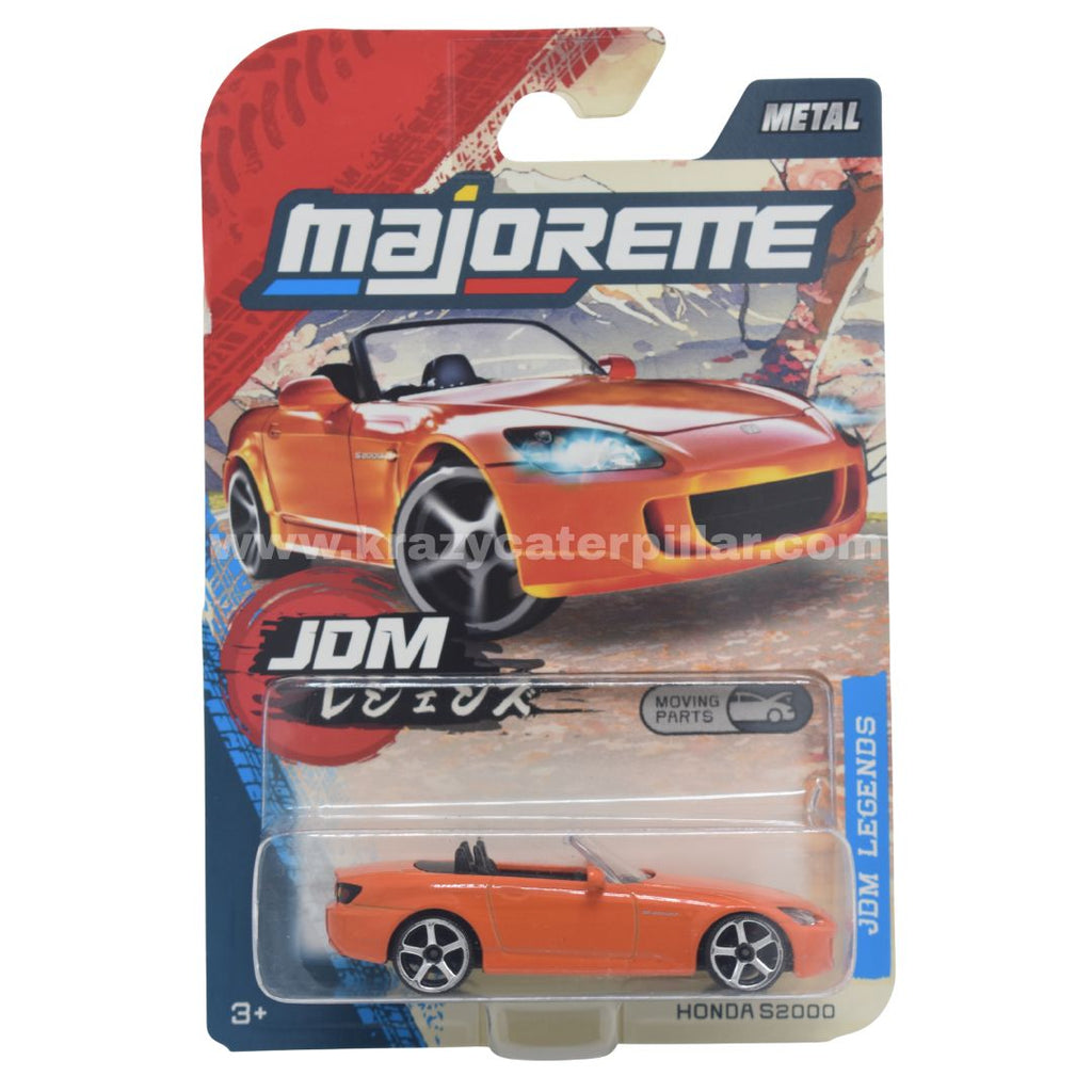 Majorette: JDM Legends Premium Cars - Honda S2000 - Orange