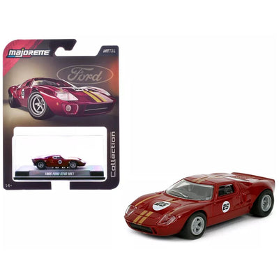 Majorette: Metal Collection Series 2 - 1965 Ford GT40 MK1 #25 Red