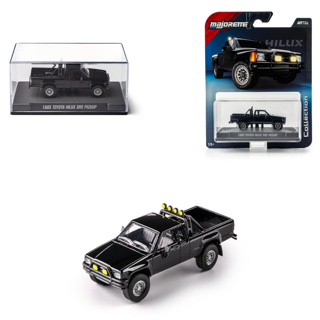 Majorette: Metal Collection Wave 3 - 1985 Toyota Hilux SR5 Pickup - Black
