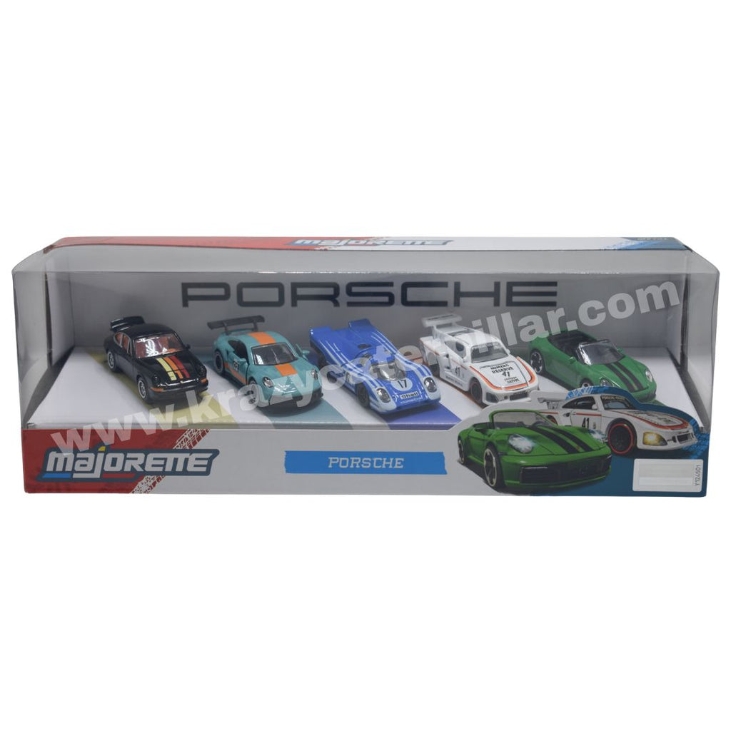 Majorette: Porsche 5 Pieces Gift Pack