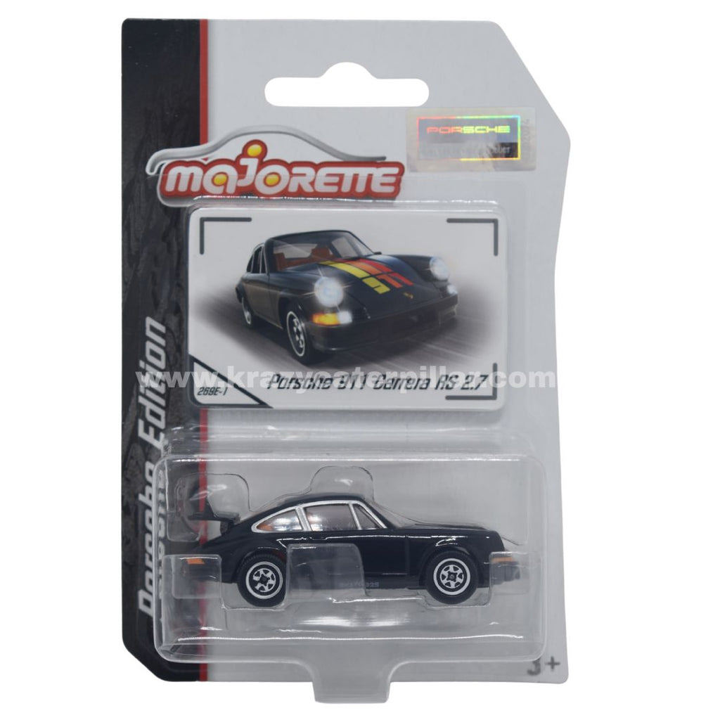 Majorette Porsche Edition: Porsche 911 Carrera RS 2.7 - Black 1:64