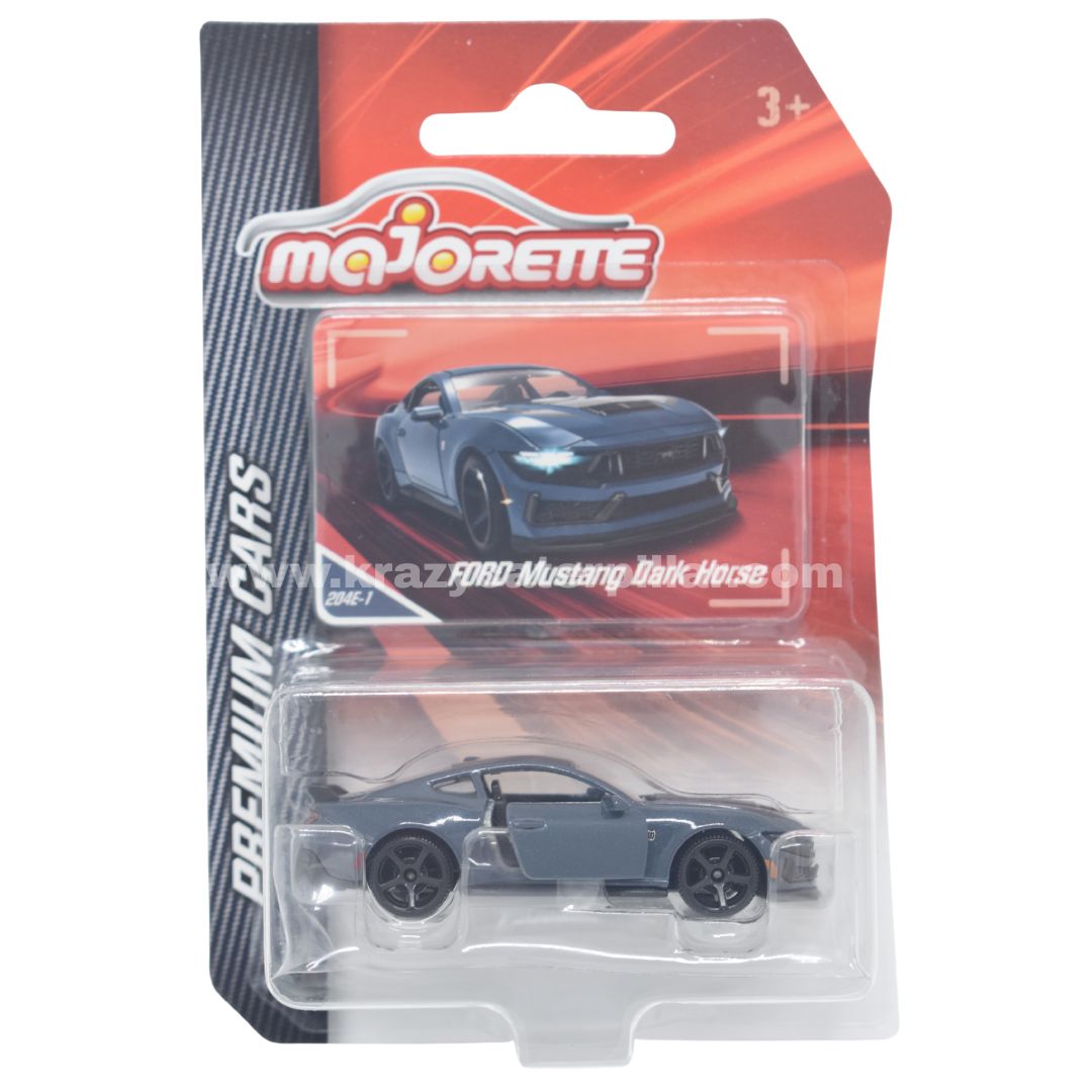 Majorette Premium Cars: Ford Mustang Dark Horse - Grey 1:64