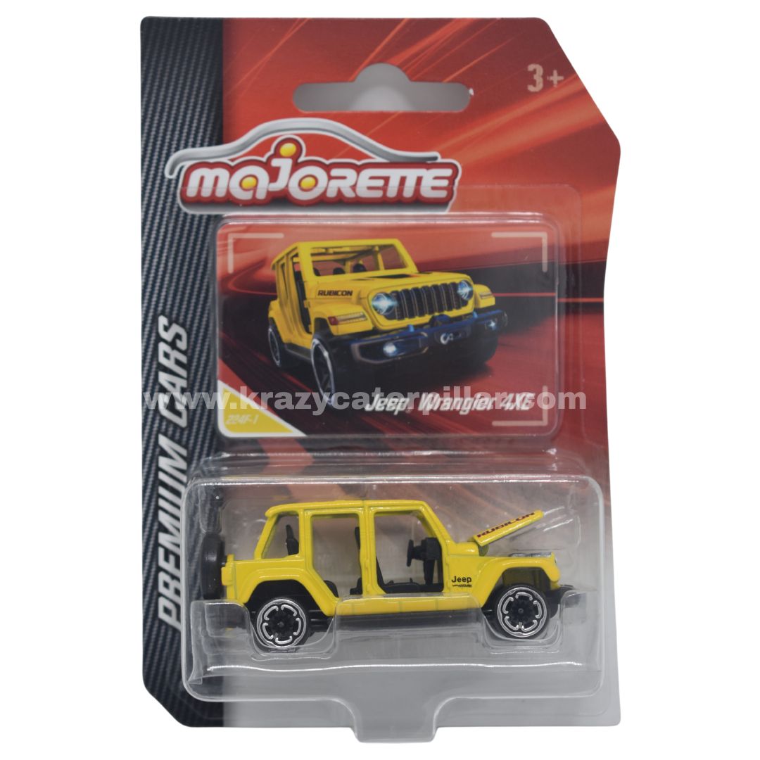 Majorette Premium Cars: Jeep Wrangler 4XE - Yellow 1:64