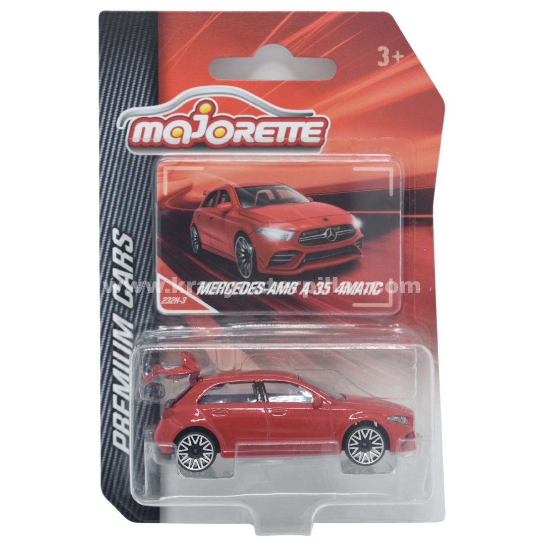 Majorette Premium Cars: Mercedes AMG A35 4Matic - Red 1:64