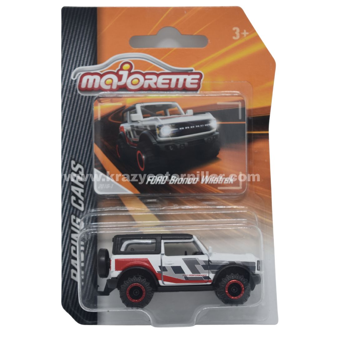 Majorette Racing Cars: Ford Bronco Wildtrak - White