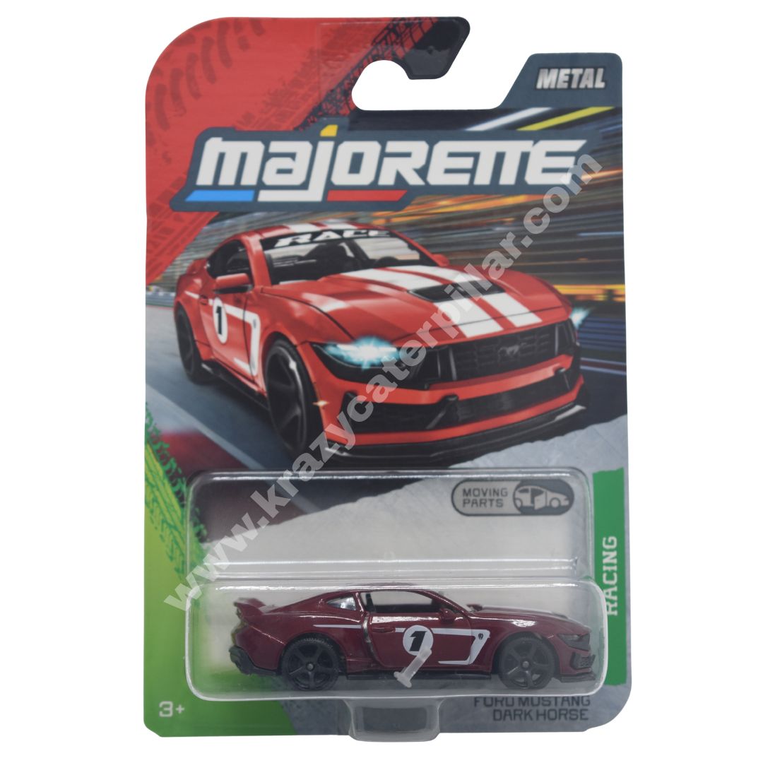 Majorette: Racing Premium Cars - Ford Mustang Dark Horse - Red – Krazy ...
