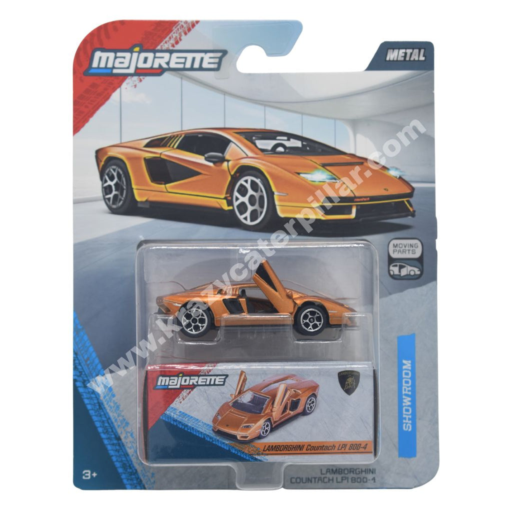 Majorette: Showroom Deluxe Cars - Lamborghini Countach LPI 800-4 Orange