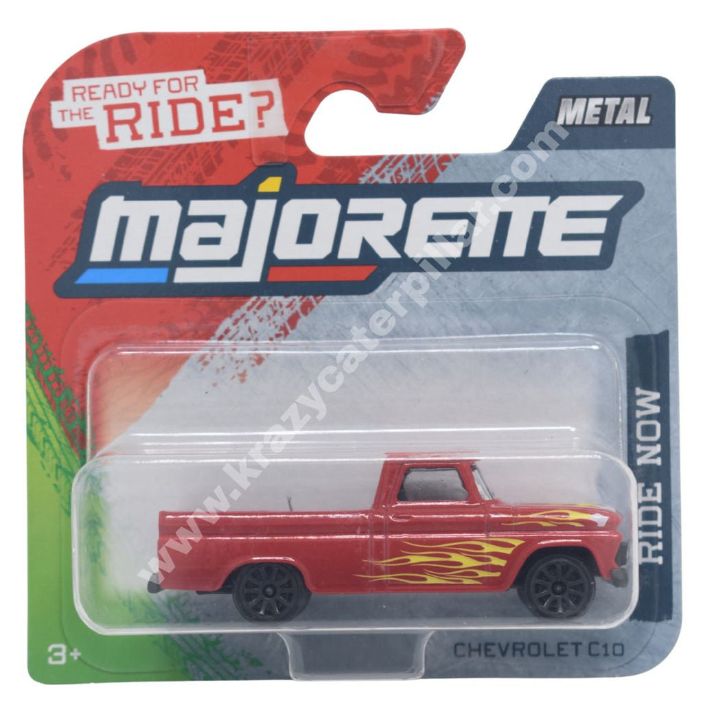 Majorette: Street Cars - Chevrolet C10 - Pick Up Truck Red